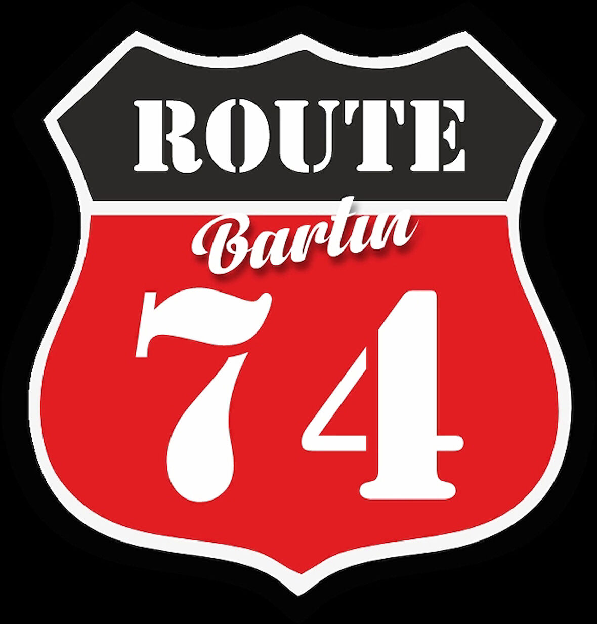 74 Bartın Sticker 10x10 cmRenkli Sticker