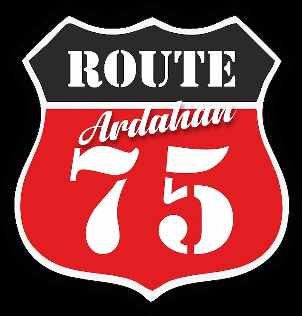 75 Ardahan Sticker 10x10 cmRenkli Sticker