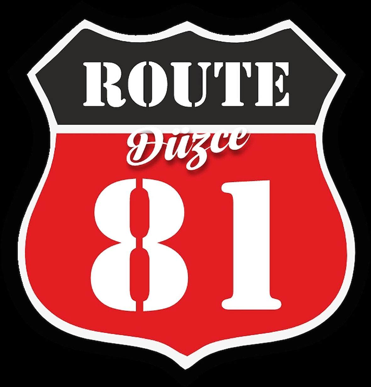 81 Düzce Sticker 10x10 cmRenkli Sticker