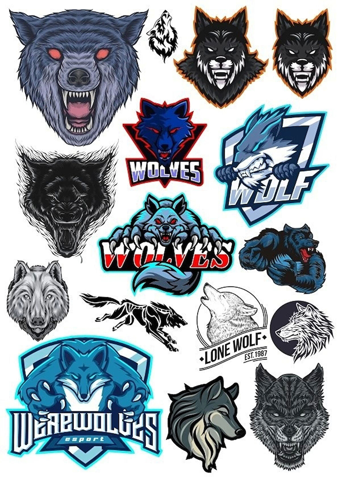 Kurt Sticker Set-4 12 Parça Telefon, Tablet, Defter, Laptop Sticker