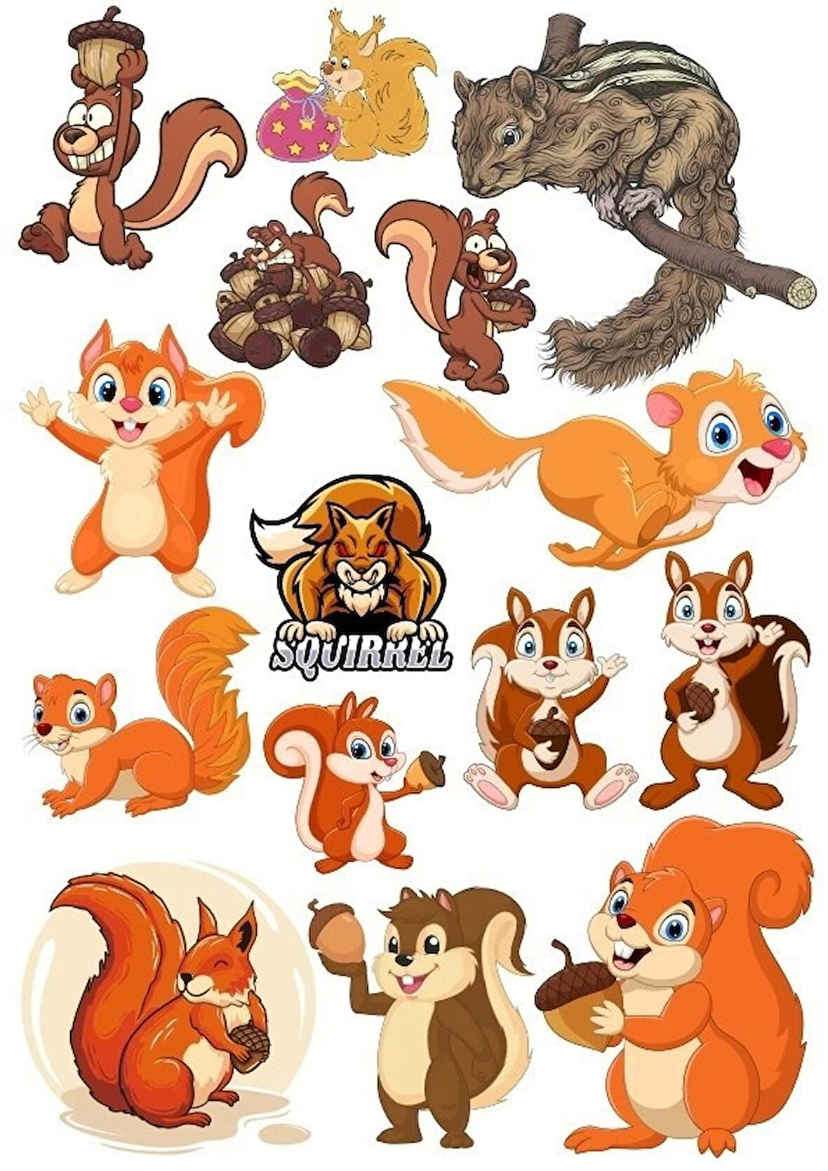 Sincap Sticker Set-1 16 Parça Telefon, Tablet, Defter, Laptop Sticker