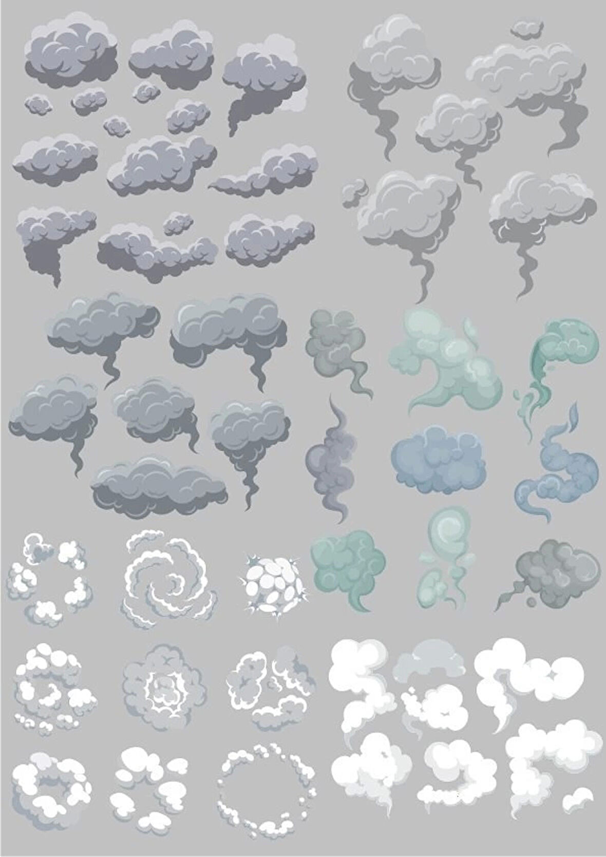 Duman Sticker Set 19 Parça Telefon, Tablet, Defter, Laptop Sticker