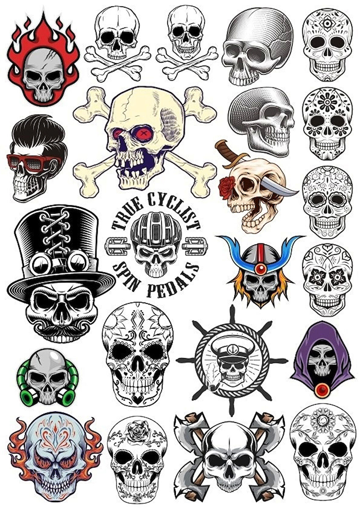 Kurukafa Sticker Set 13 20 Parça Telefon, Tablet, Defter, Laptop Sticker