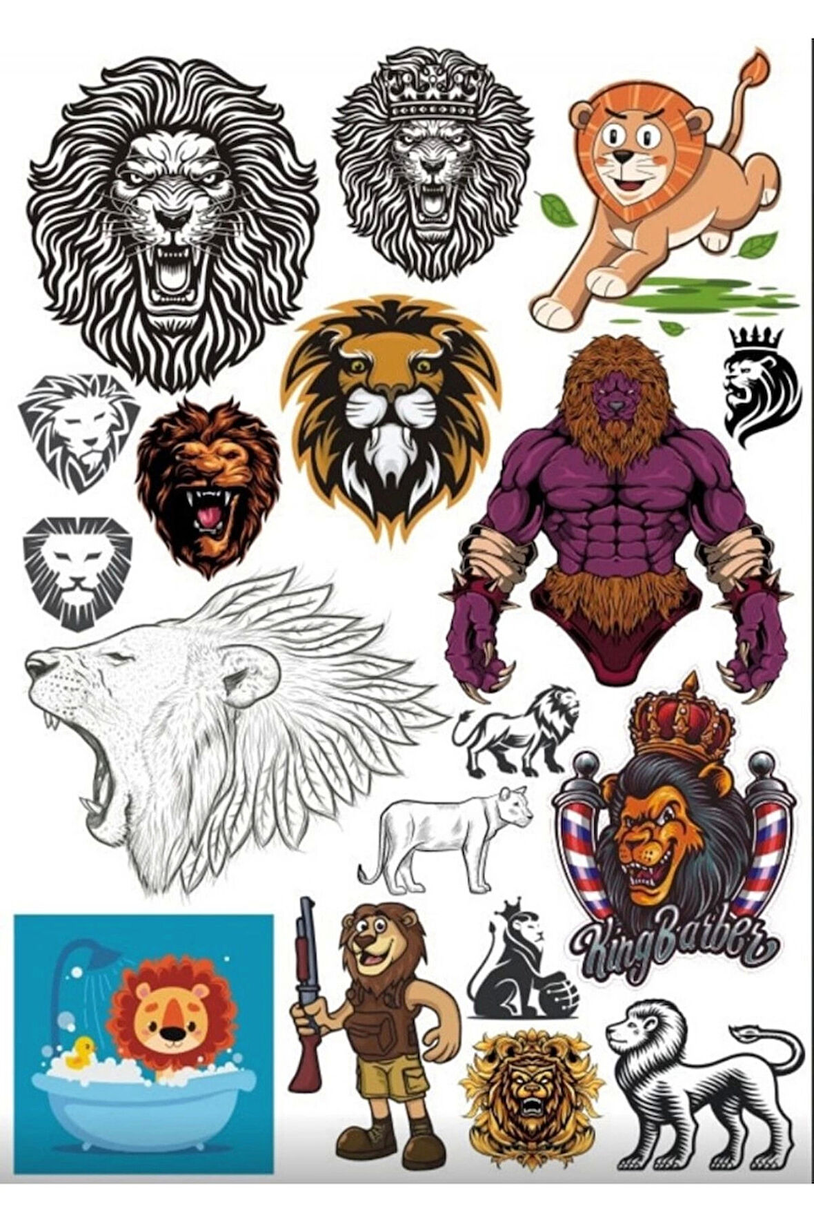 Aslan Sticker Set 4