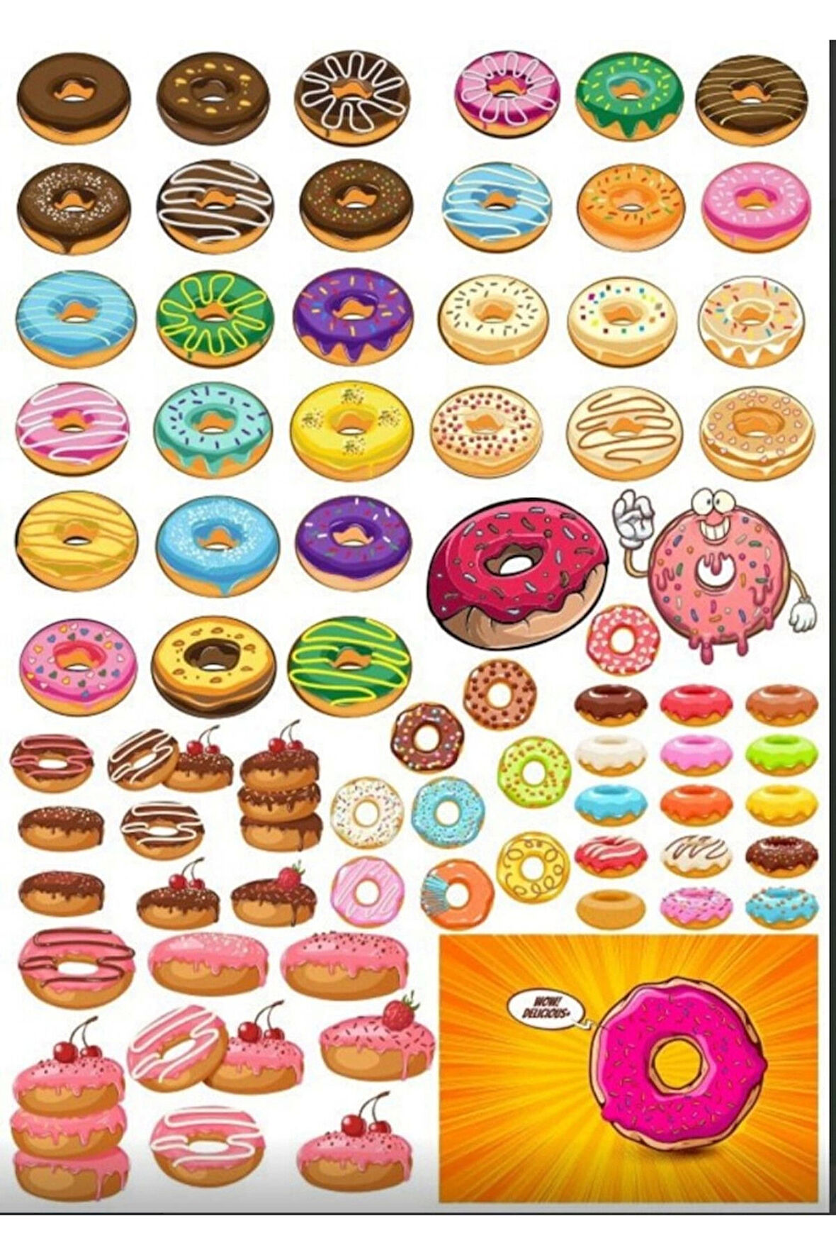 Donutlar Sticker Set