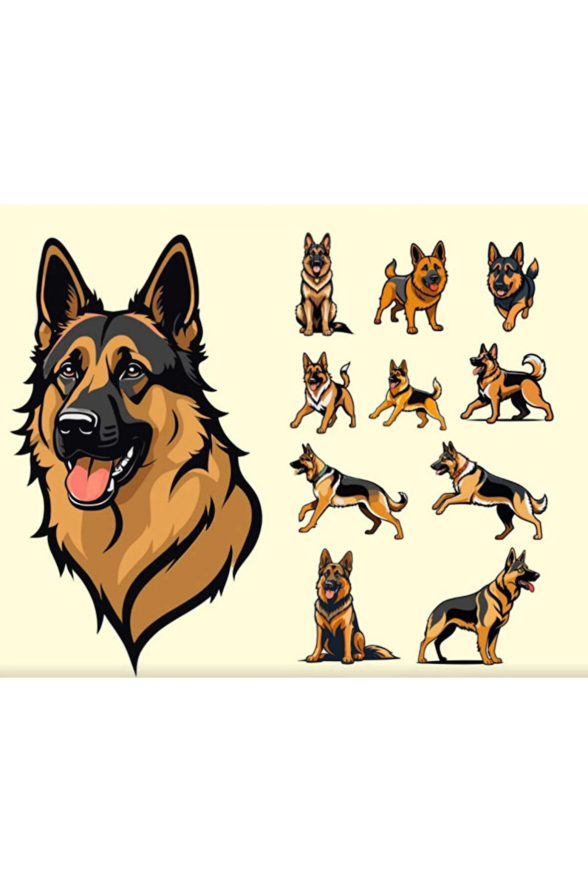 k9 Sticker Set