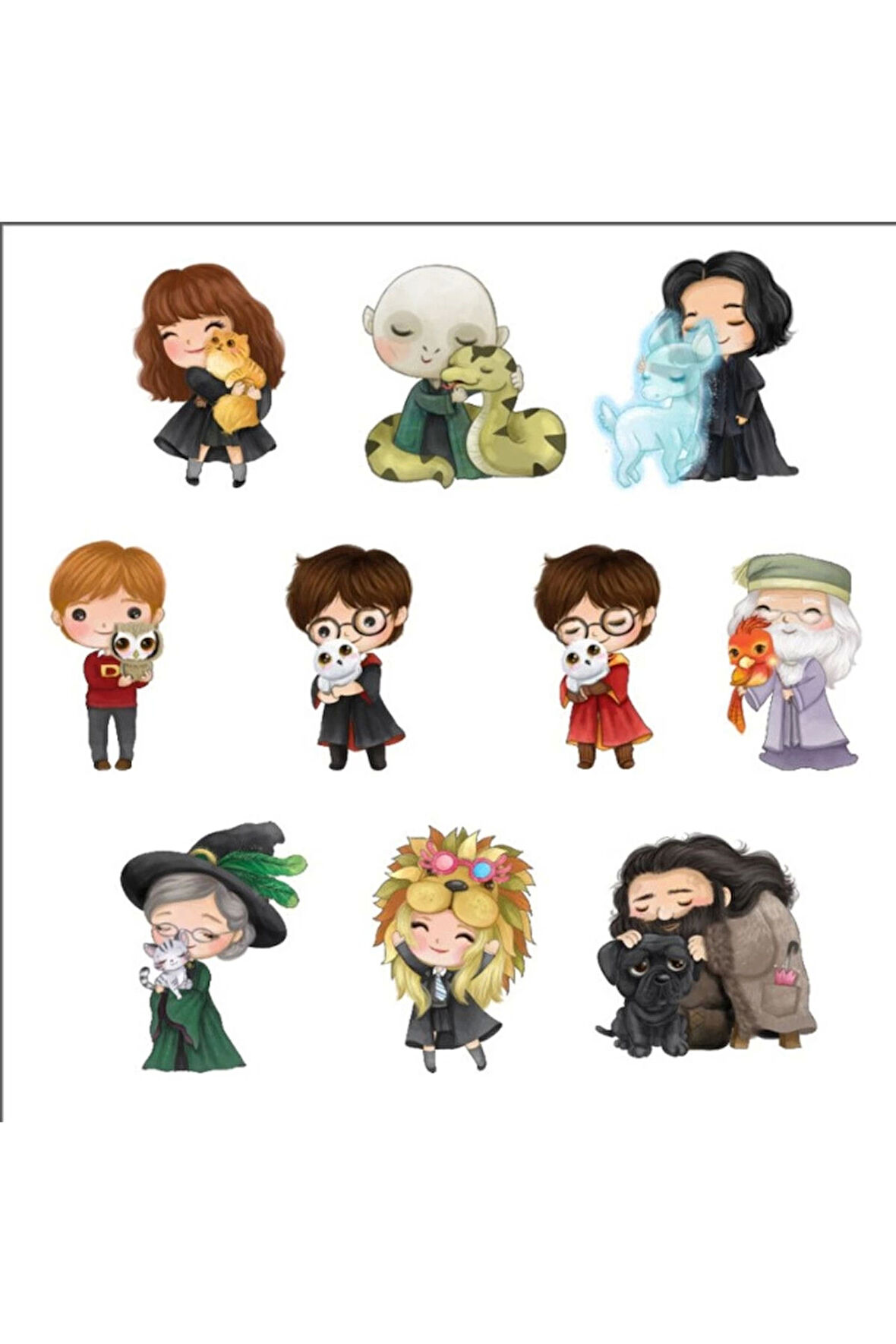 Hayvan Sevgisi Sticker Set