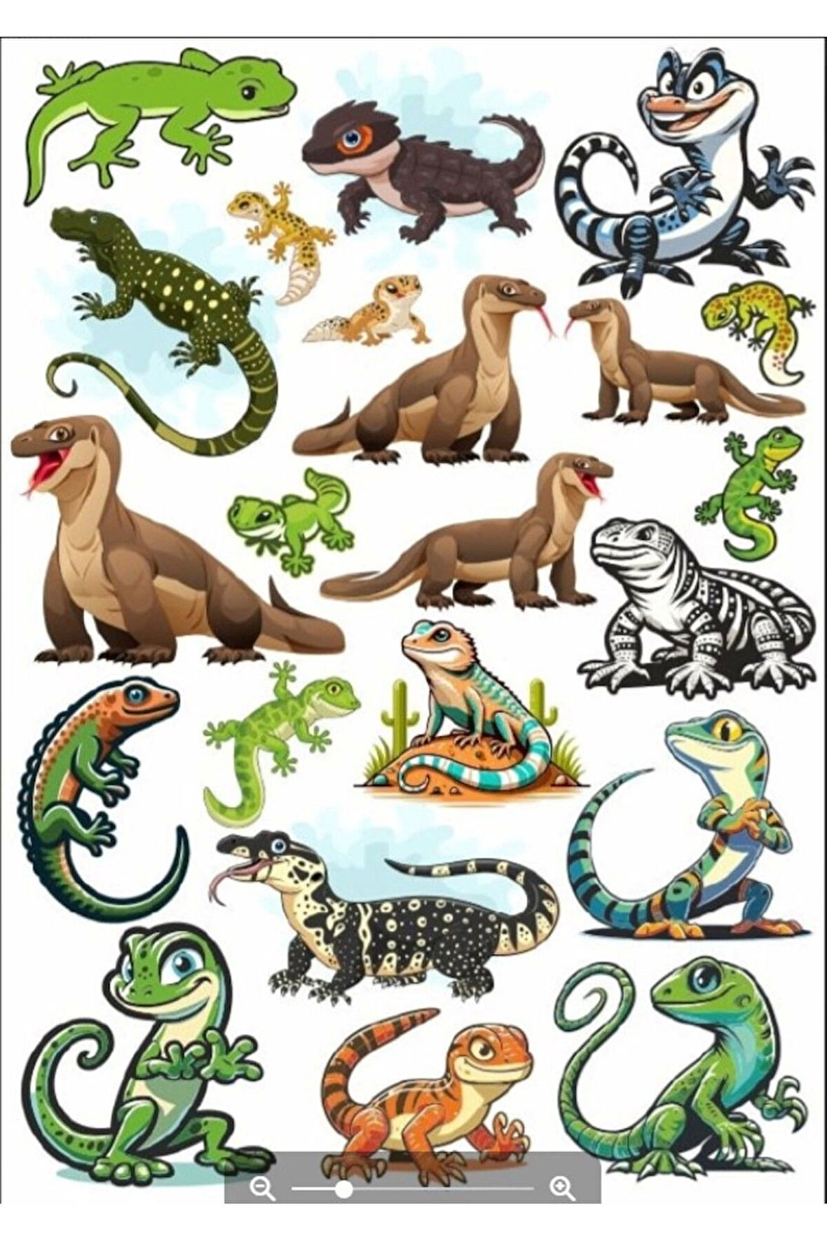 Kertenkele Sticker Set 2