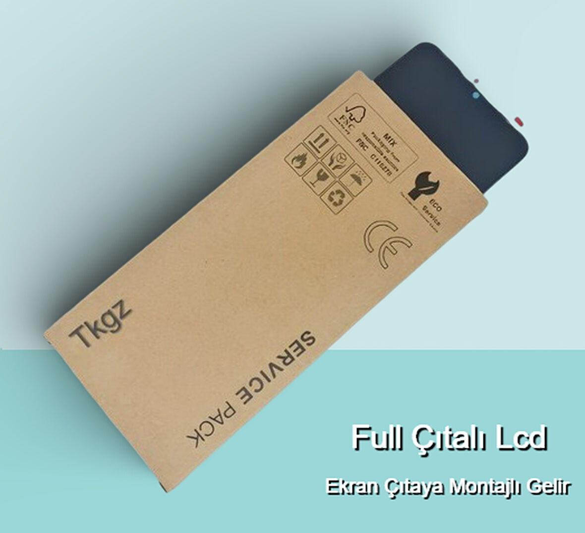 Tkgz - Xiaomi Redmi NOTE 10S Uyumlu Lcd Ekran Dokunmatik SERVİCE - PACK - FULL ÇITALI