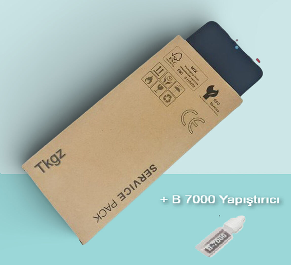 Tkgz - Tcl 10L - H770 Uyumlu Lcd Ekran Dokunmatik SERVİCE - PACK + B-7000