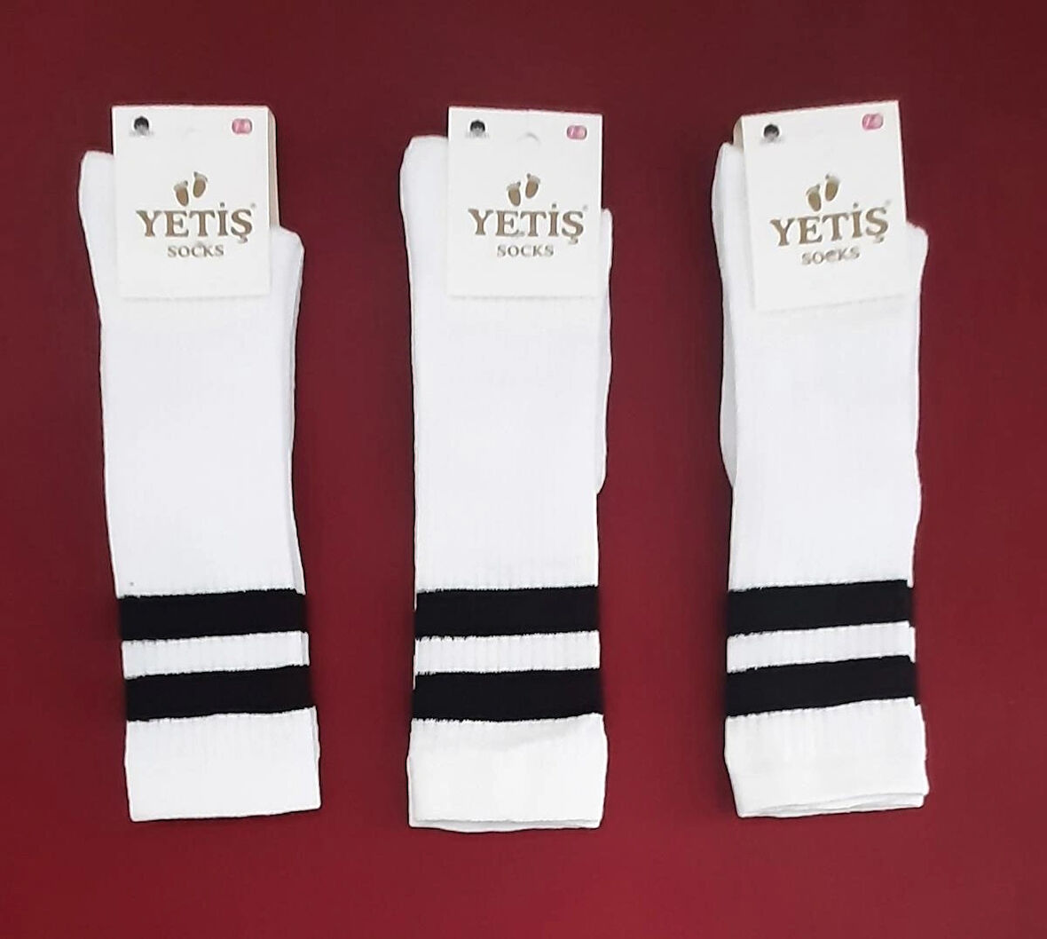 Dizaltı Kız Çocuk Okul Çorabı 3'lü Paket