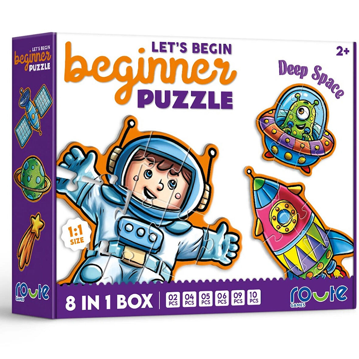 Begınner Uzay Puzzle 8 In 1 Box