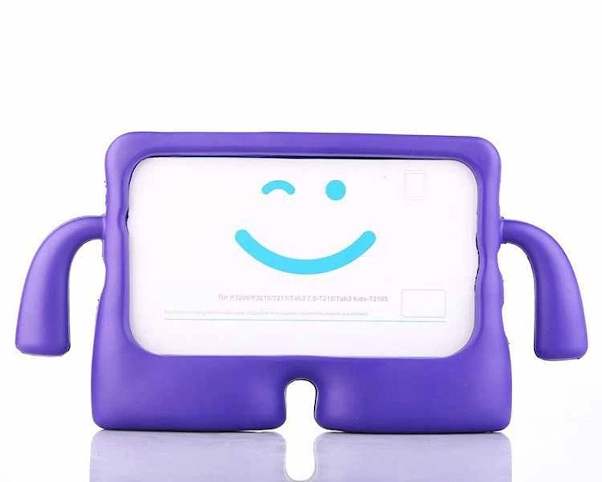 Samsung Galaxy Tab A 10.1 (2019) T510 Uyumlu Standlı Çocuklar Için Renkli Tutacaklı Tablet Kılıfı