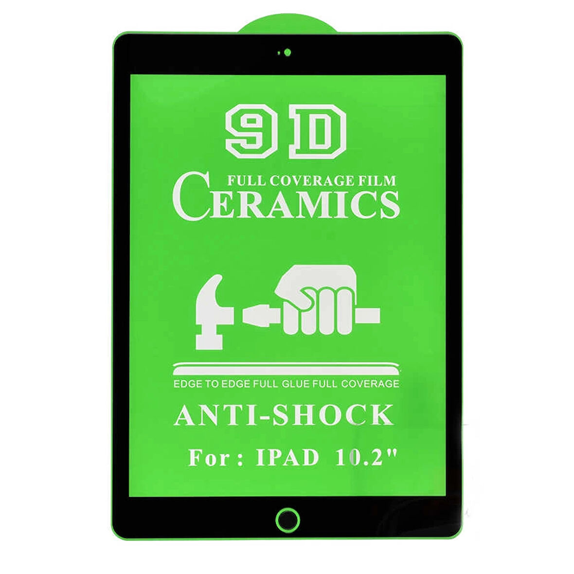 Apple iPad 10.2 (8.Nesil) Tam Kaplayan Tablet Seramik Ekran Koruyucu