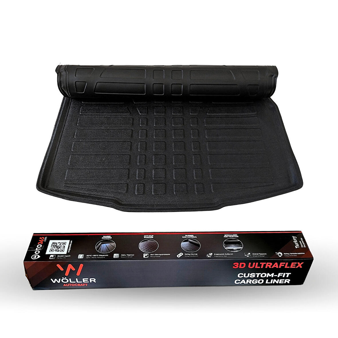 Audi A4 Bagaj Havuzu 2005 2008 Arası 3D Wöller Ultraflex Esnek