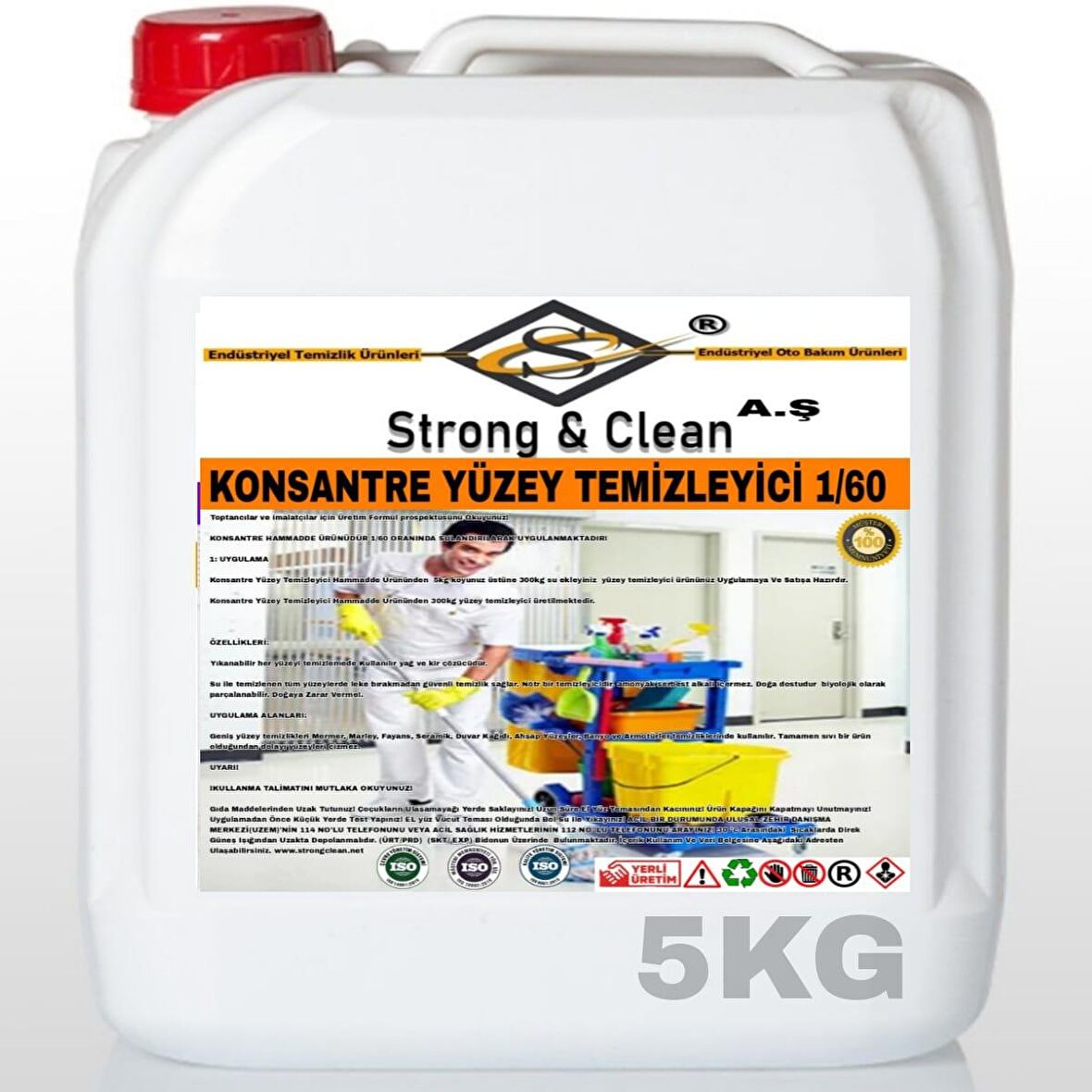 Yüzey Temizleyici Ultra Konsantre 5 Kg