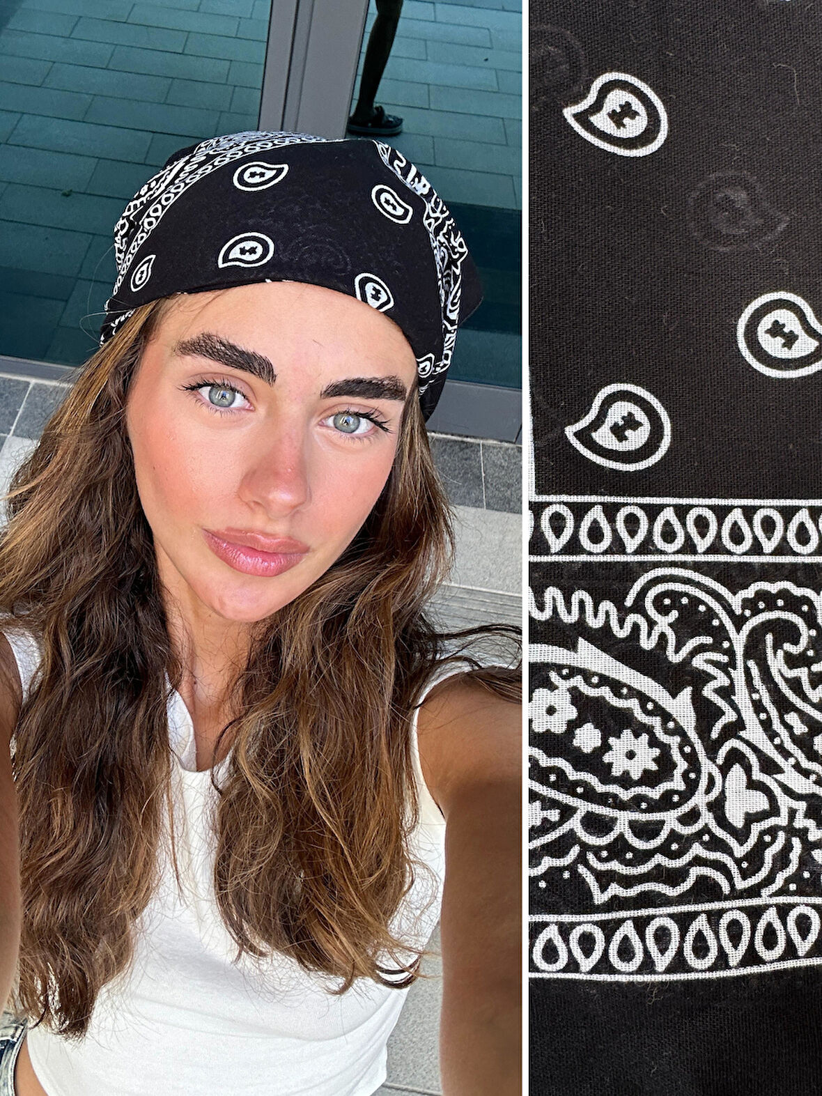 Retrobird Bandana Kadın Siyah