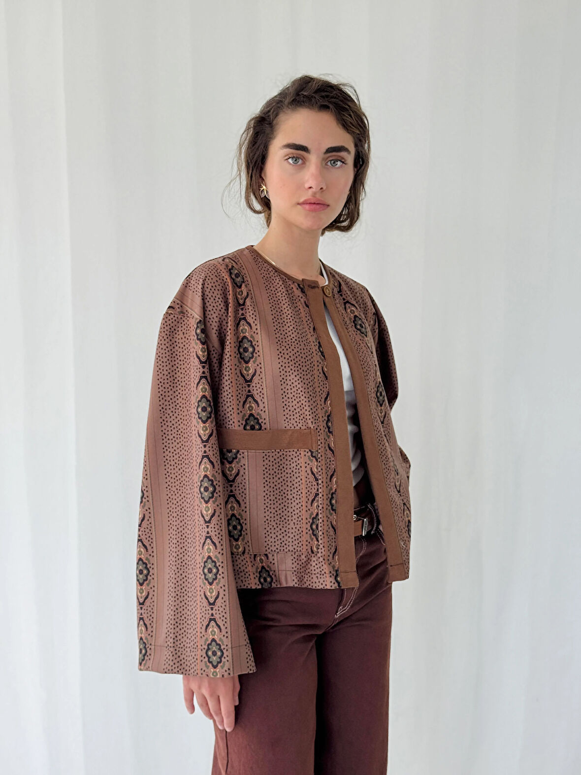 Retrobird Panço Hafif Ceket Kadın Vizon