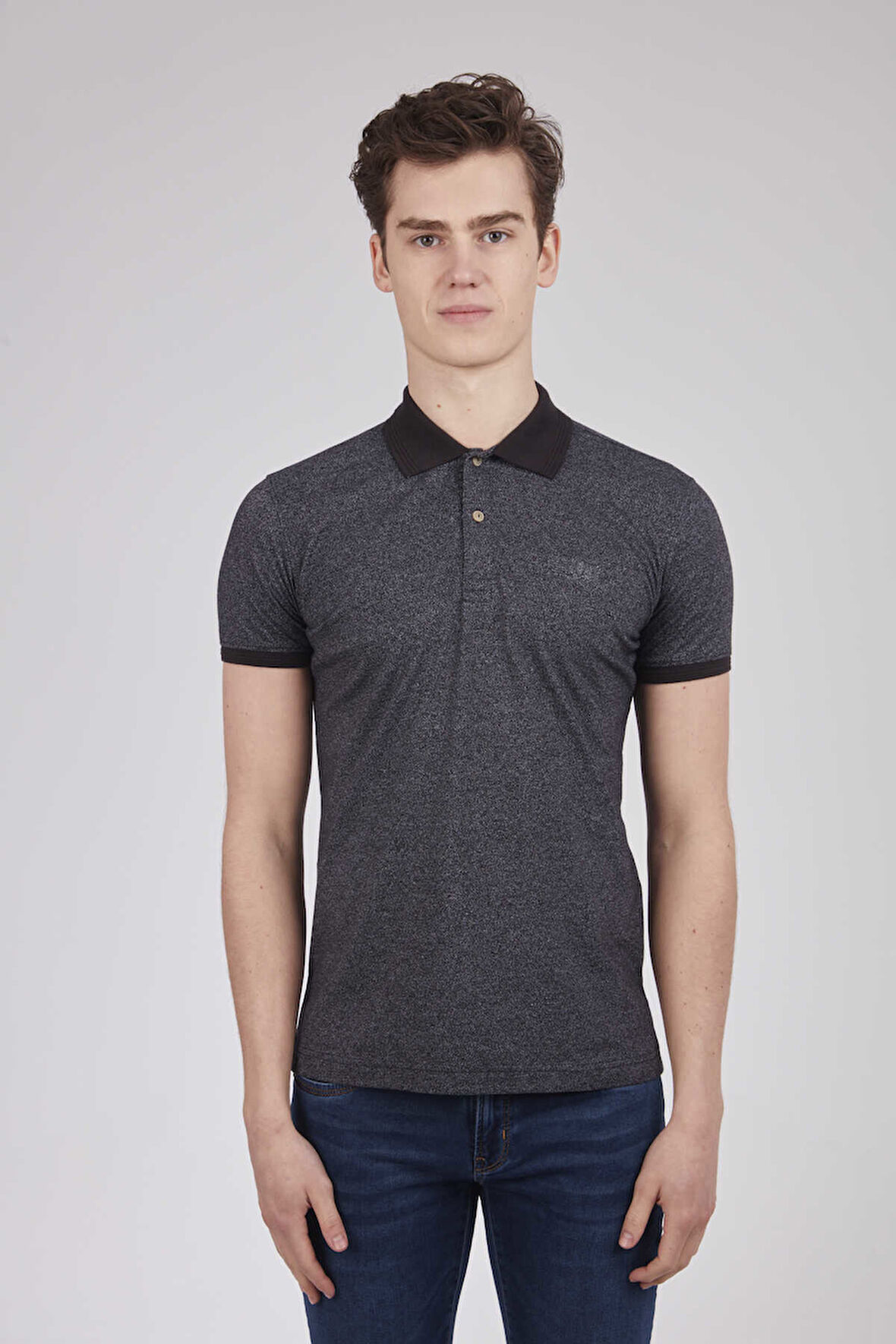 Brad Polo Erkek Tişört Siyah