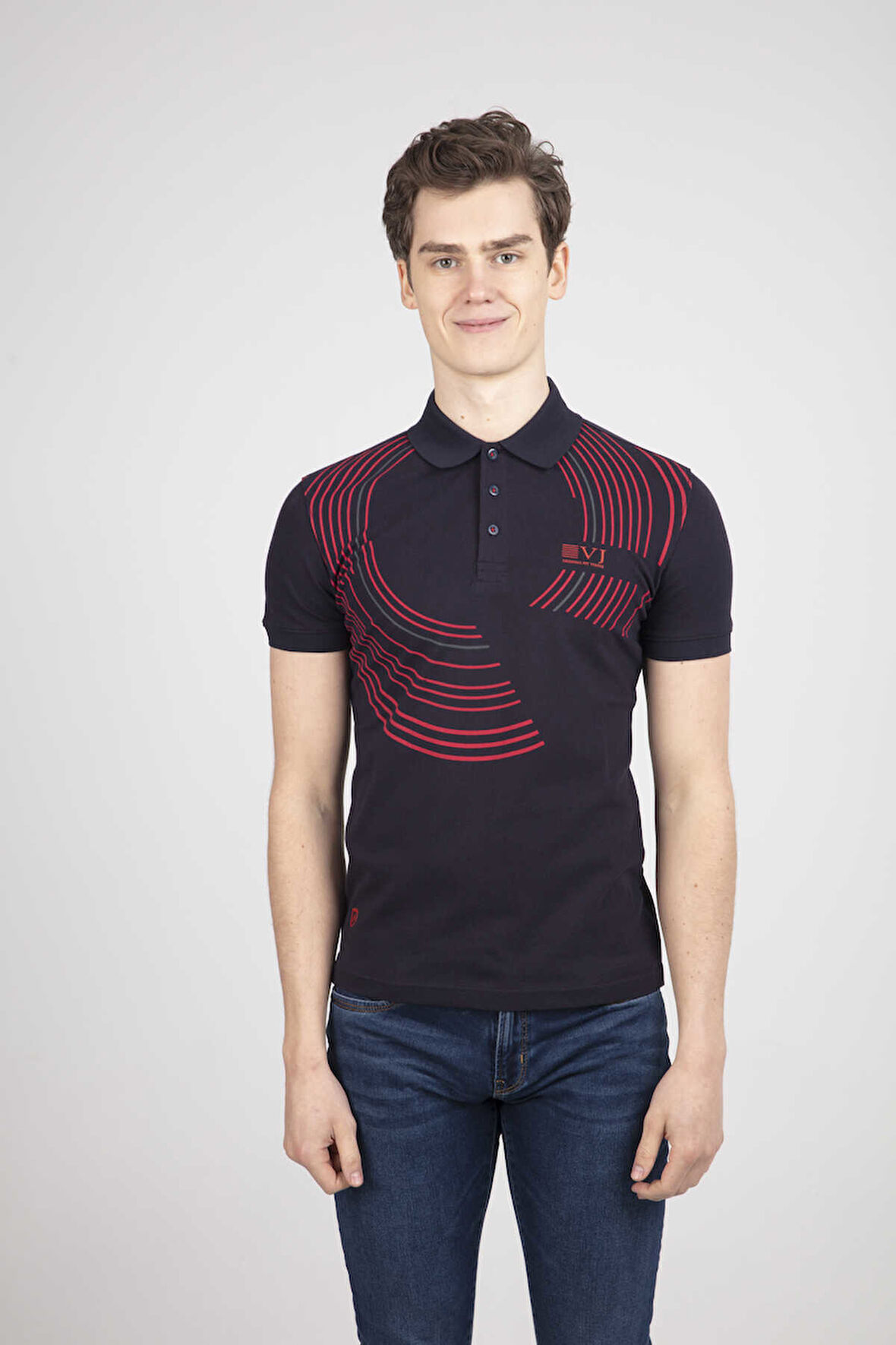 Scott Polo Erkek Tişört Lacivert