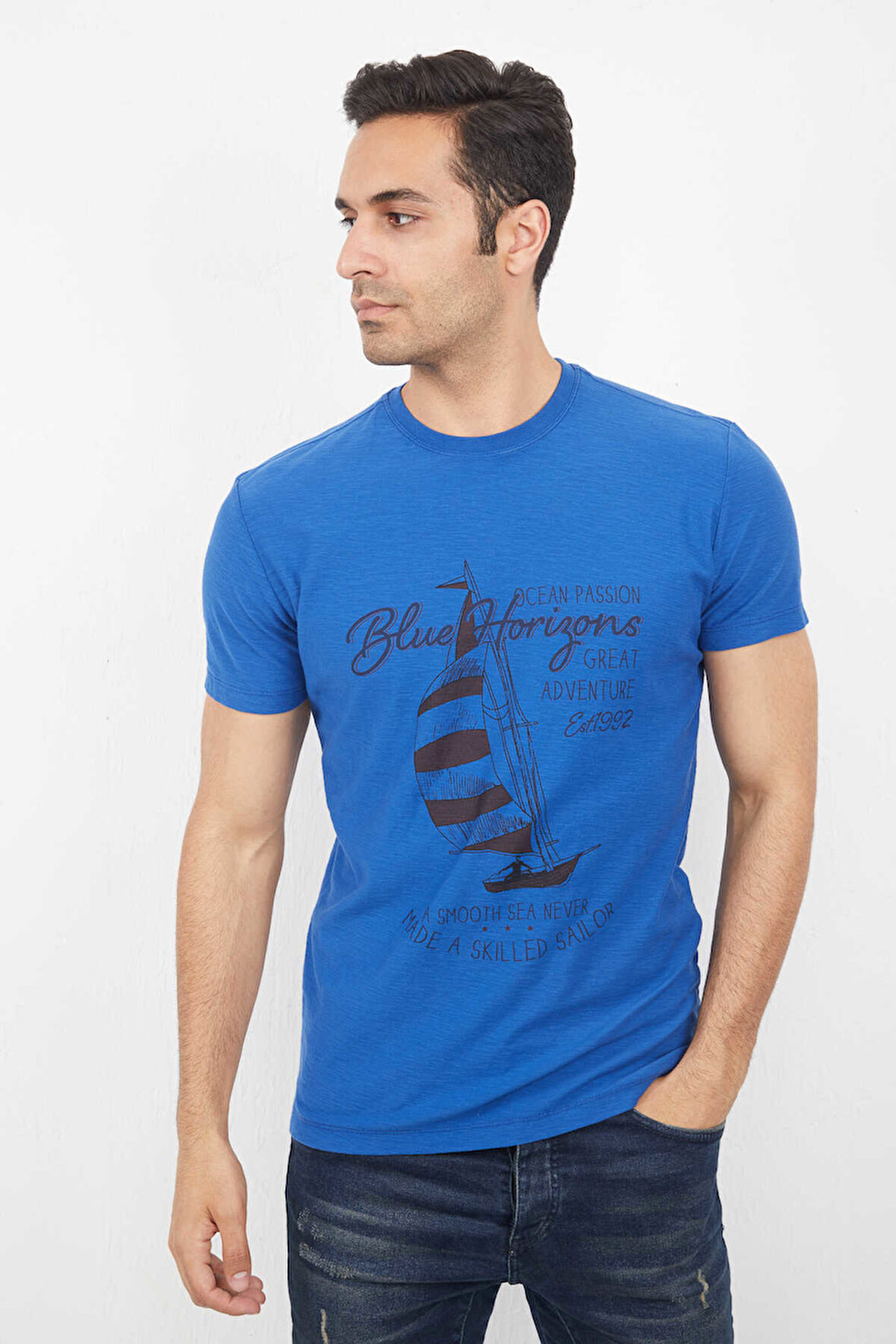 Rush Erkek Tişört Saks