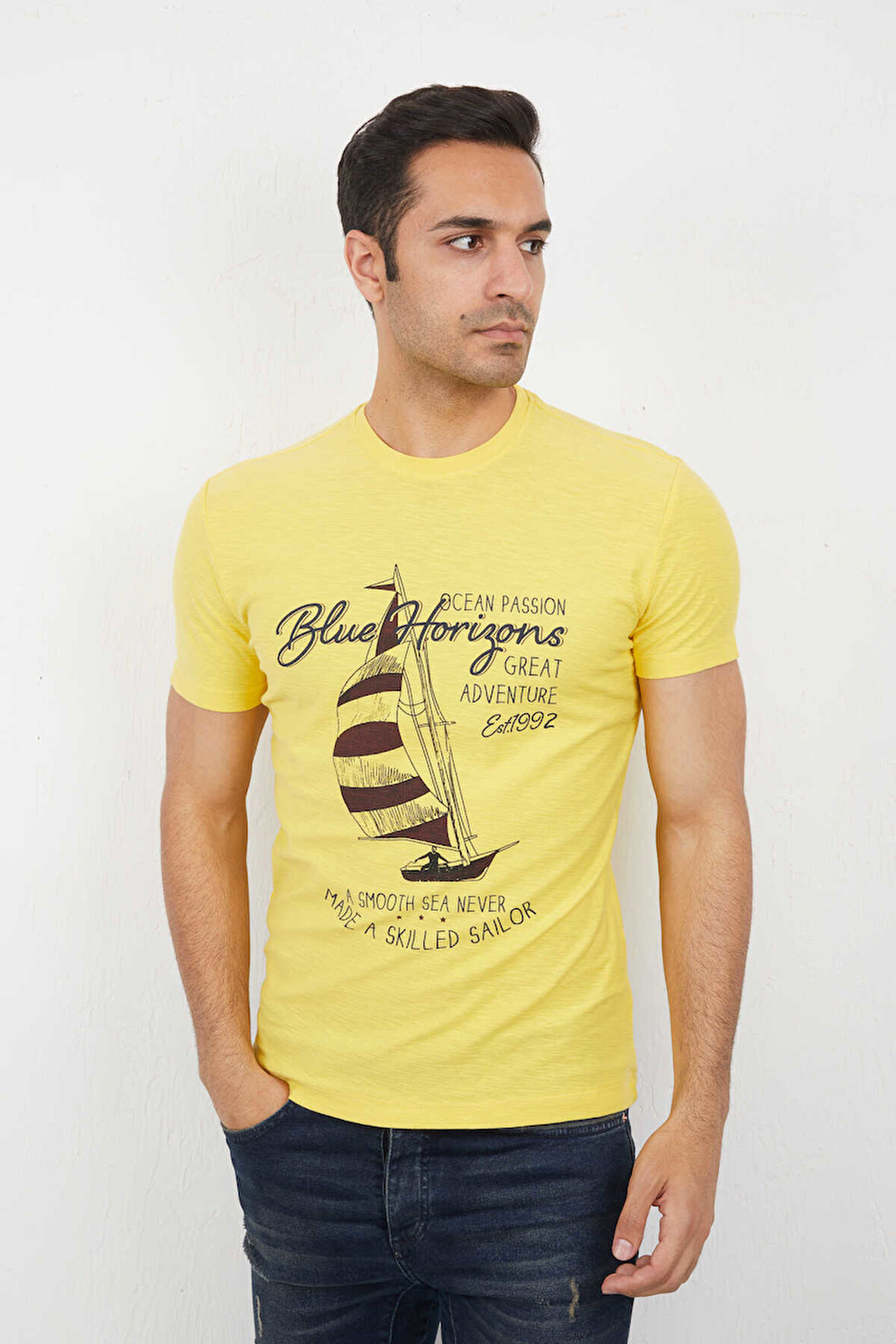 Rush Erkek Tişört Sarı