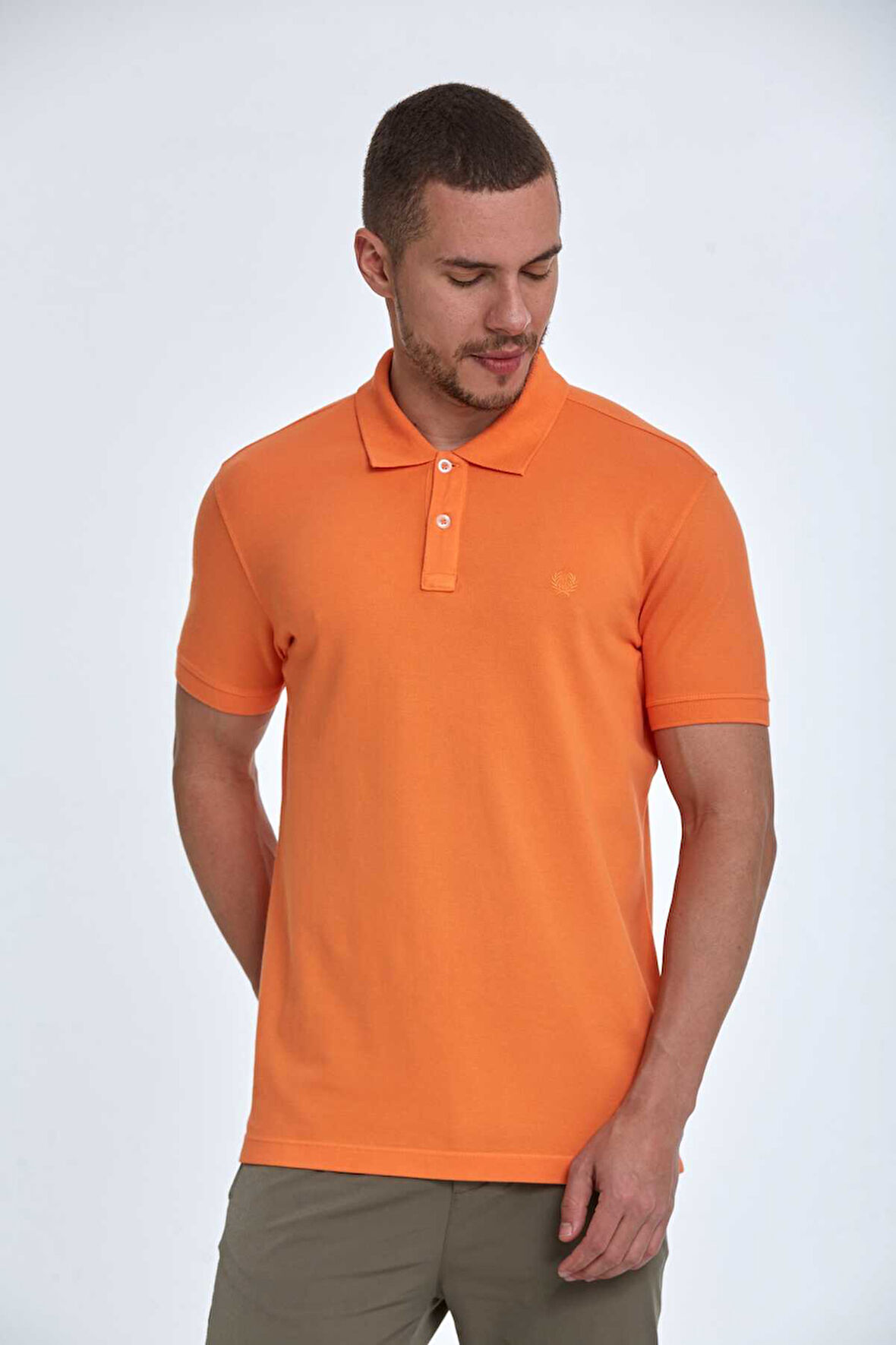 Walker Polo Erkek Tişört Turuncu