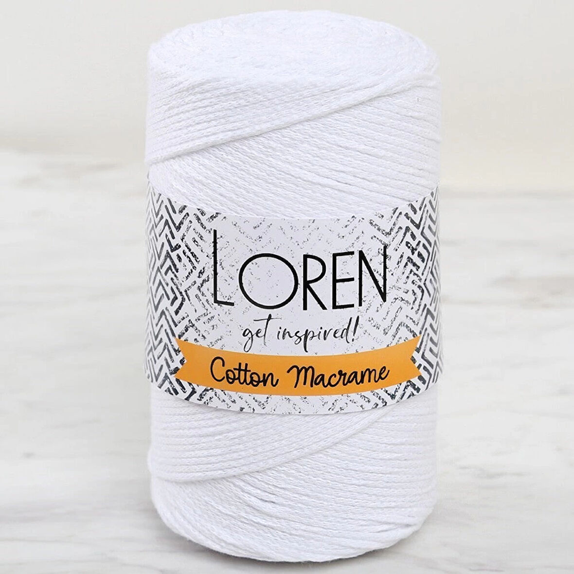 Loren Cotton Macrame Beyaz - R001 - 34366