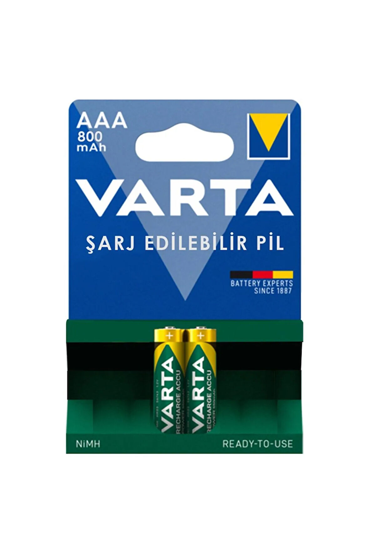 56703 1.2v 800 Mah Şarjlı Aaa Ince Kalem Pil (2'Lİ PAKET)