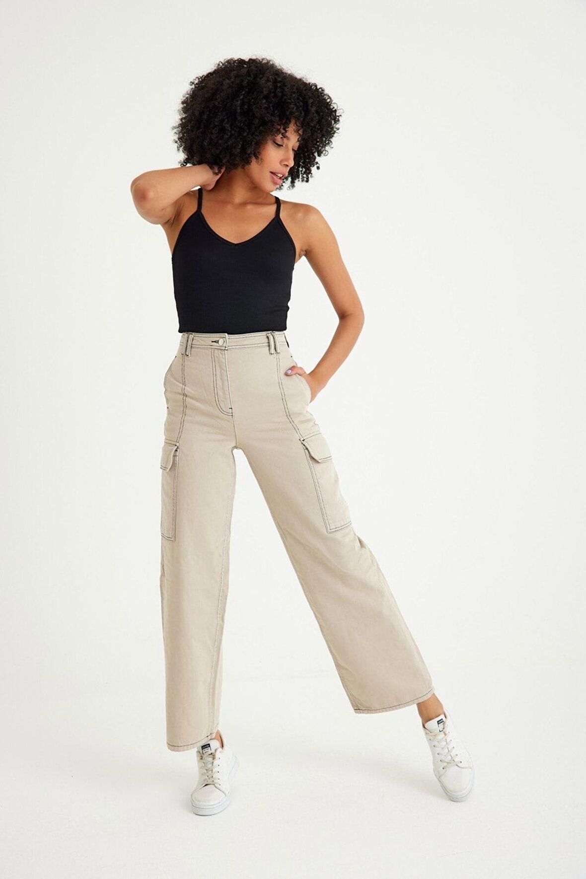 Straight Kargo Jean  Pantolon