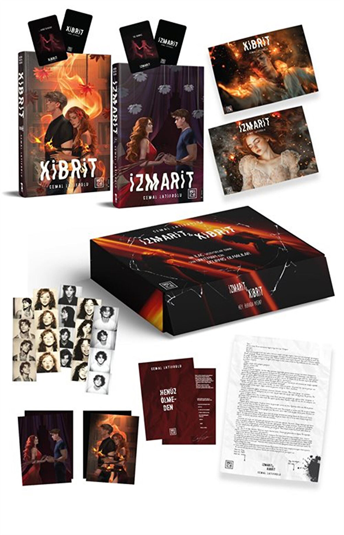 İzmarit ve Kibrit Kutulu Set (Ciltli) / Cemal Latifoğlu