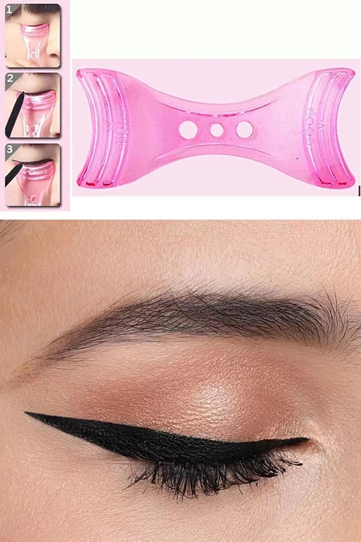 Pembe Renk Eyeliner Sürme Aparatı