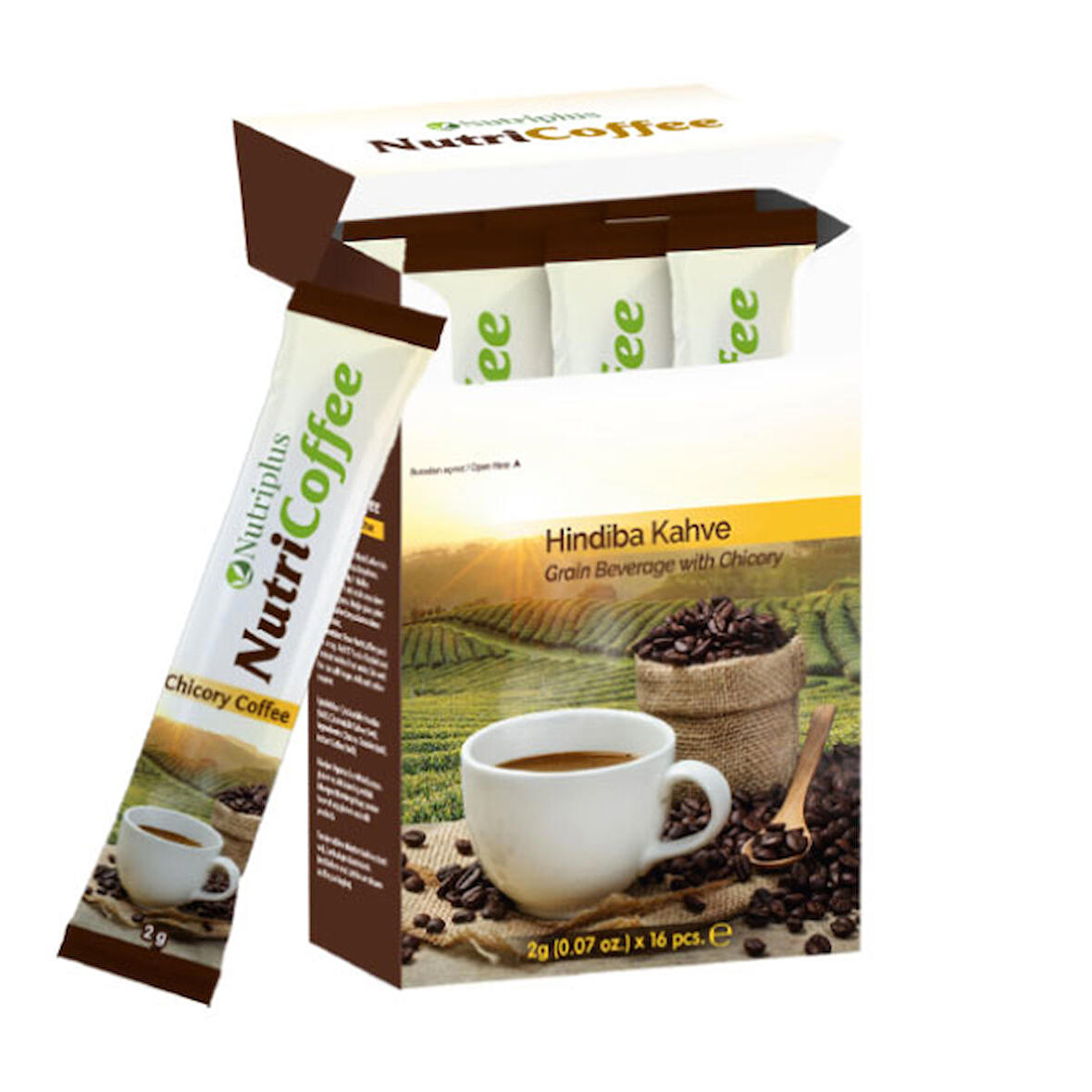 Farmasi Nutriplus NutriCoffee Hindiba 2 gr 16'lı Hazır Kahve