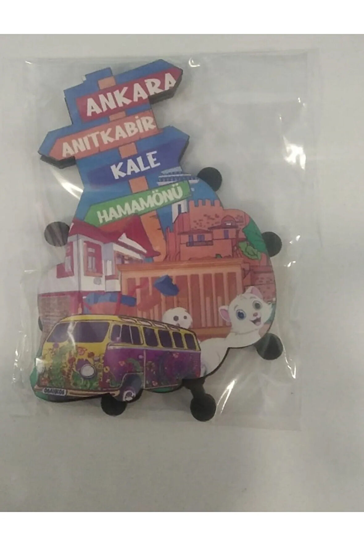 Ankara Tarihi Yer İşaretleri Buzdolabı Magneti