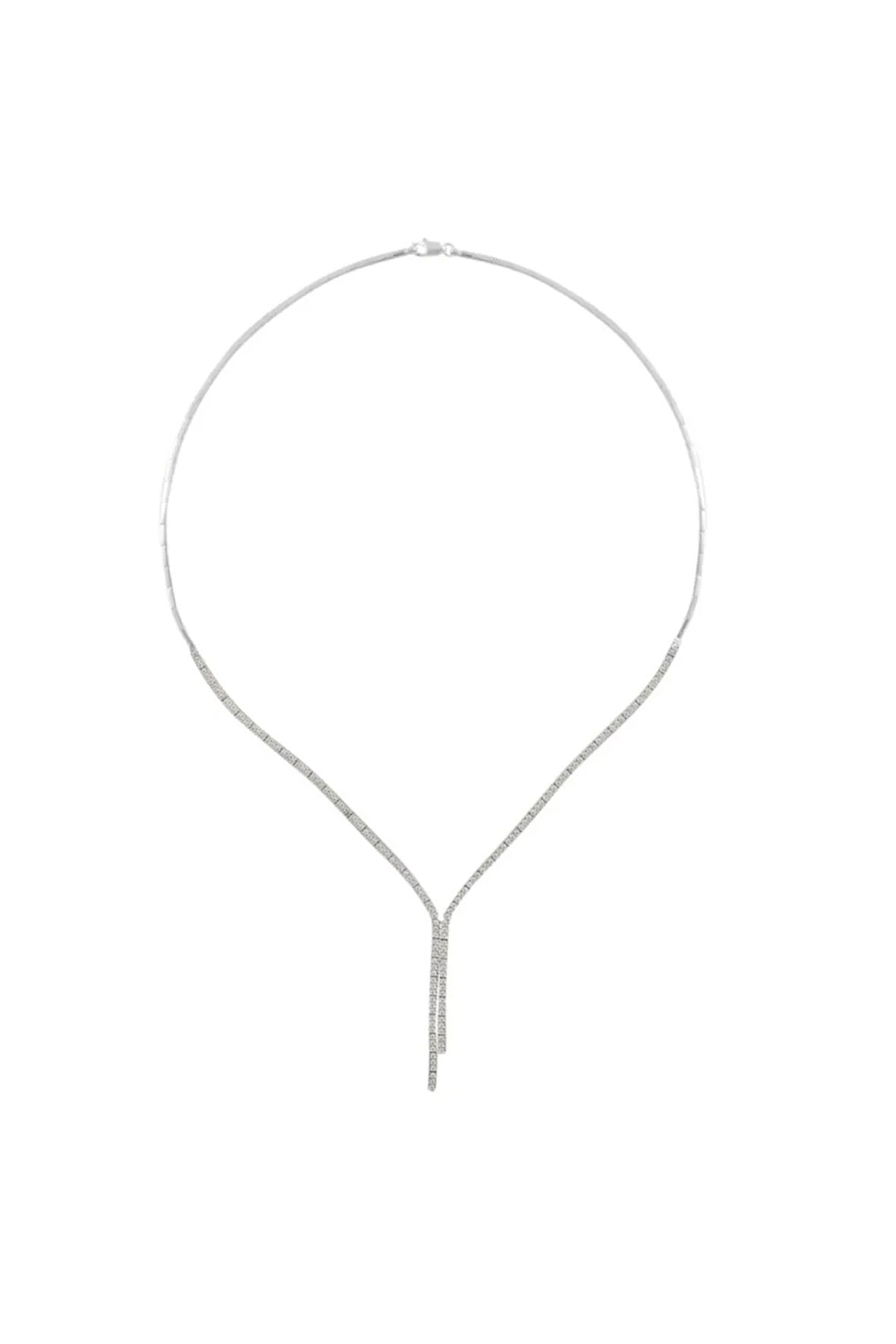 Karis Zirkon Taşlı Kadın Gümüş Kolye