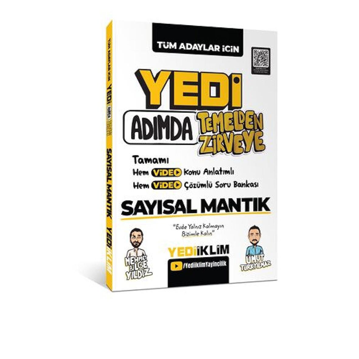 Yediiklim Yayınları Yedi Adımda Temelden Zirveye Sayısal Mantık Video Konu Anlatımlı Video Çözümlü Soru Bankası