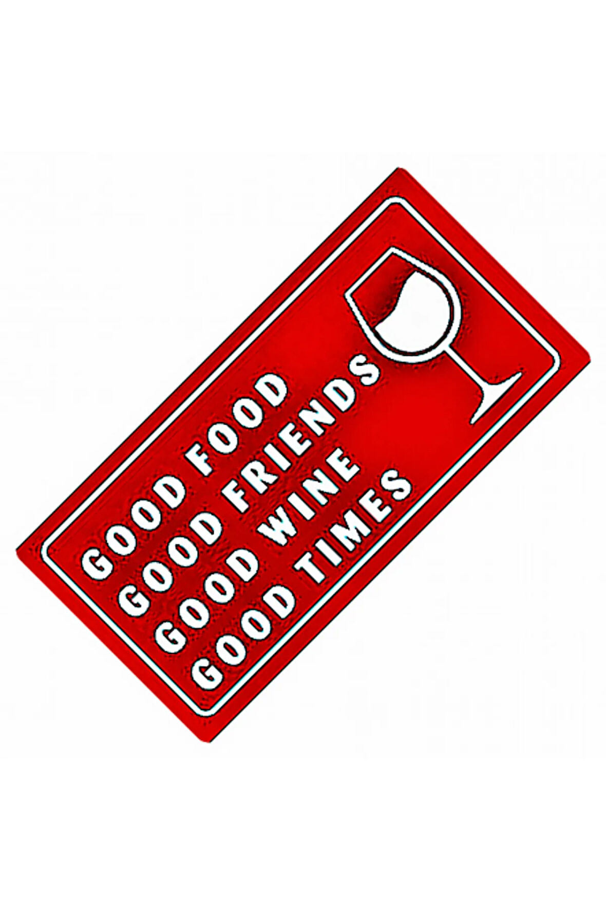 Good Food Yazılı Sök-Tak-Pratik Vantuzlu Yeni Nesil Dekor Plaka