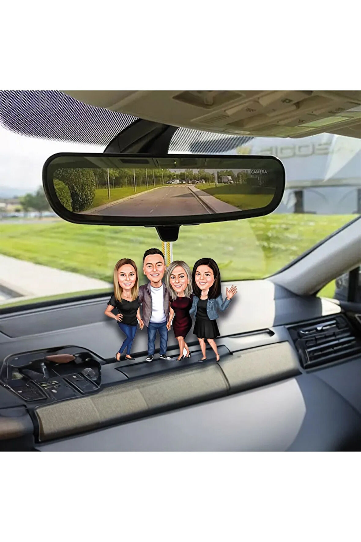 4 Kişilik Arkadaş Best Fridents Araba Dikiz Ayna Süsü