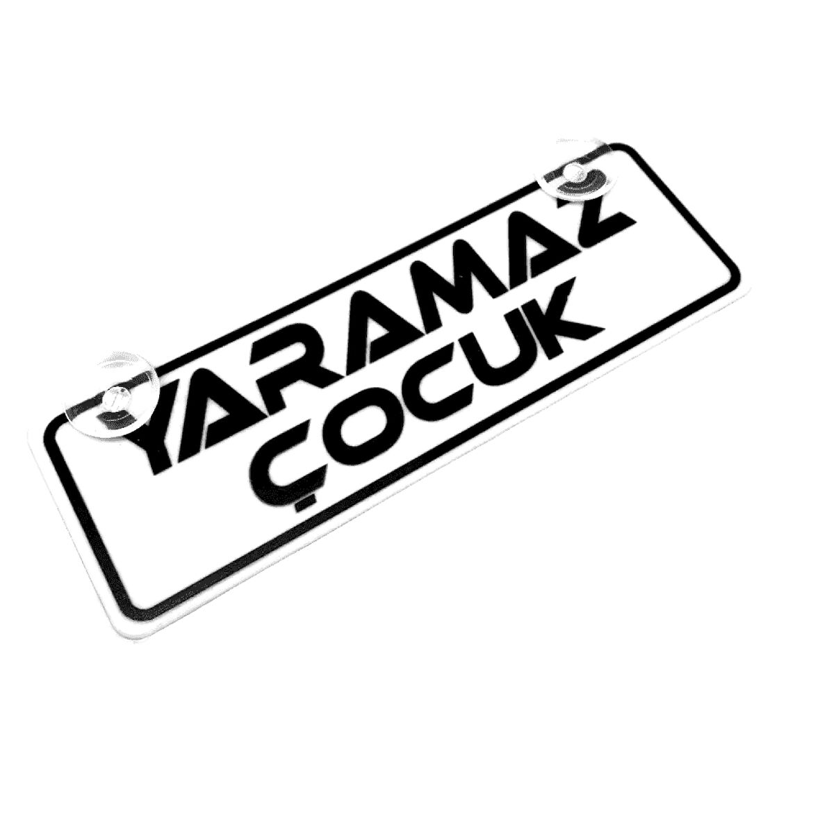 Yaramaz Çoçuk Yazılı Sök Tak Dekor Plaka