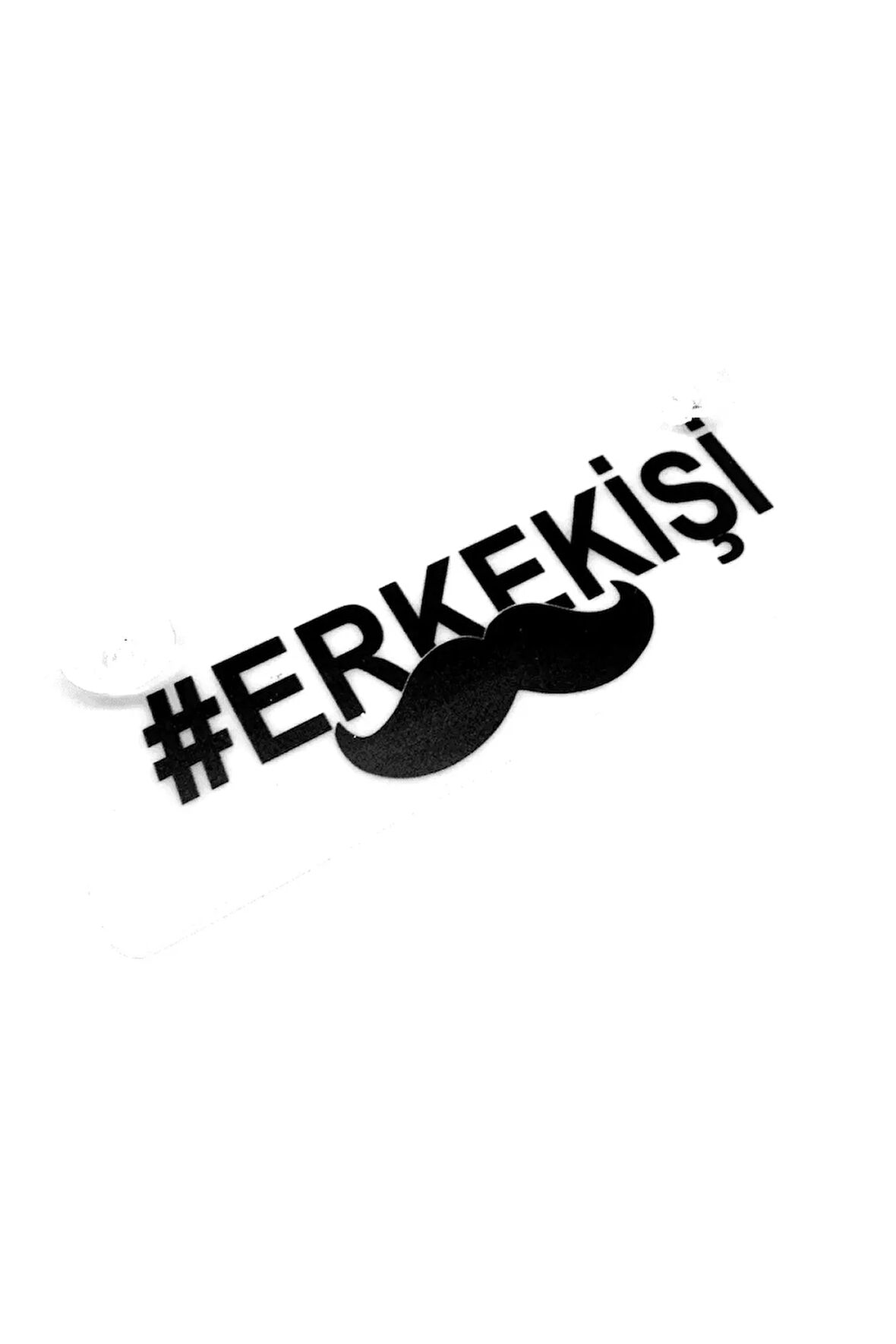 Erkekişi Yazılı Sök Tak Dekor Plaka