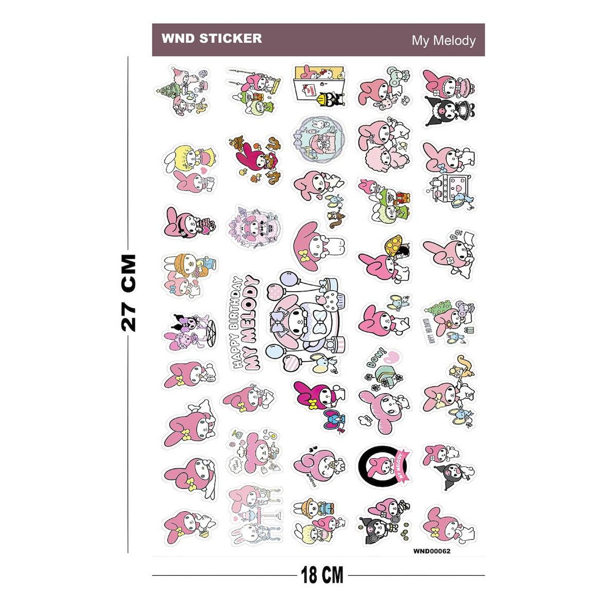 Sticker Mystyle My Melodi Sticker Seti Fiyatları ve Modelleri - Pazarama