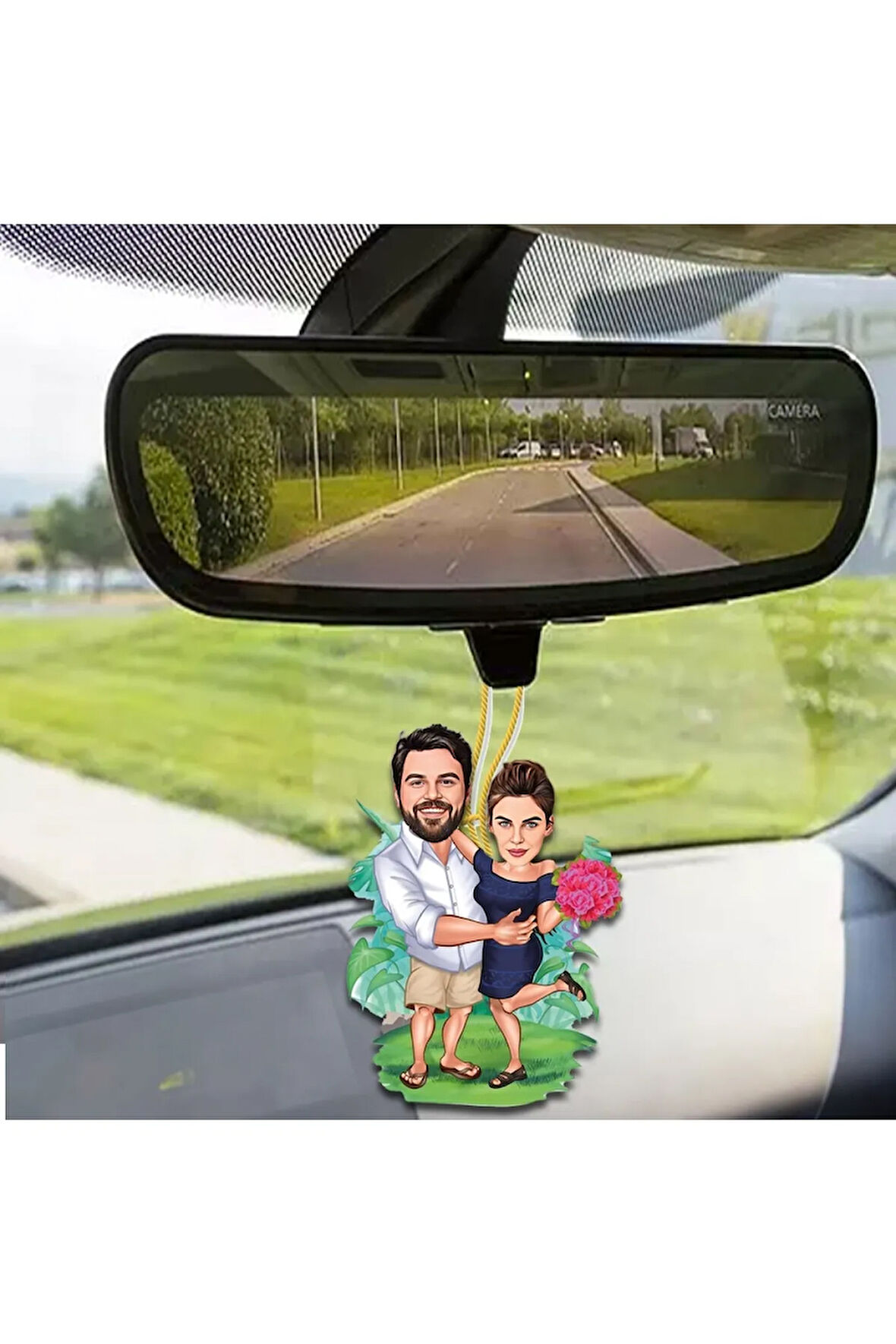 Arkadaş Veya Yakını Best Frident Araba Dikiz Ayna Süsü