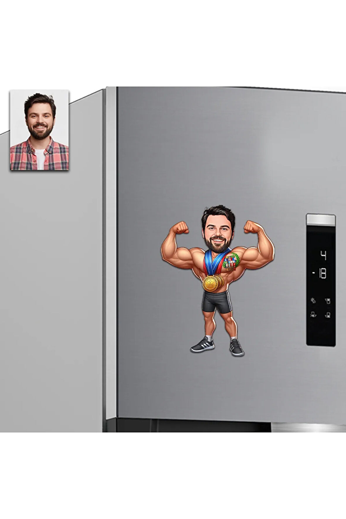 Şampiyon Tasarımlı Buzdolabı Magneti