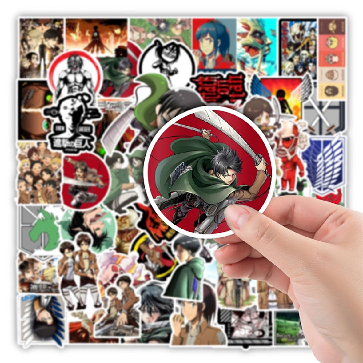 Anime Attack On Titan Graffiti Stickers