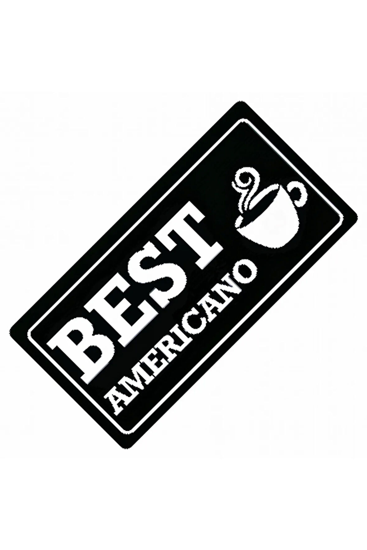 Americano Yazılı Sök-Tak-Pratik Vantuzlu Yeni Nesil Dekor Plaka