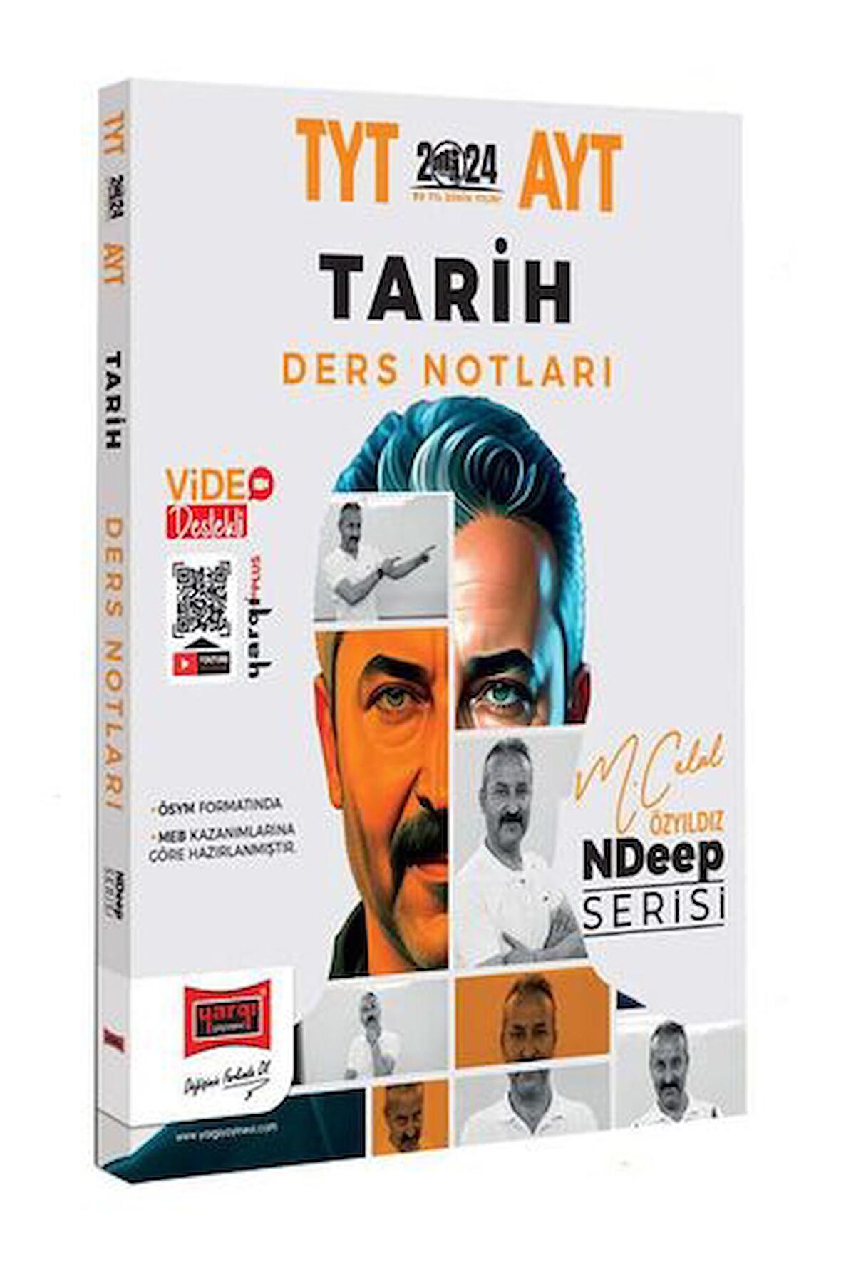 Yargı Yayınları 2024 NDeep Serisi TYT-AYT Tarih Video Ders Notları (M.Celal Özyıldız)