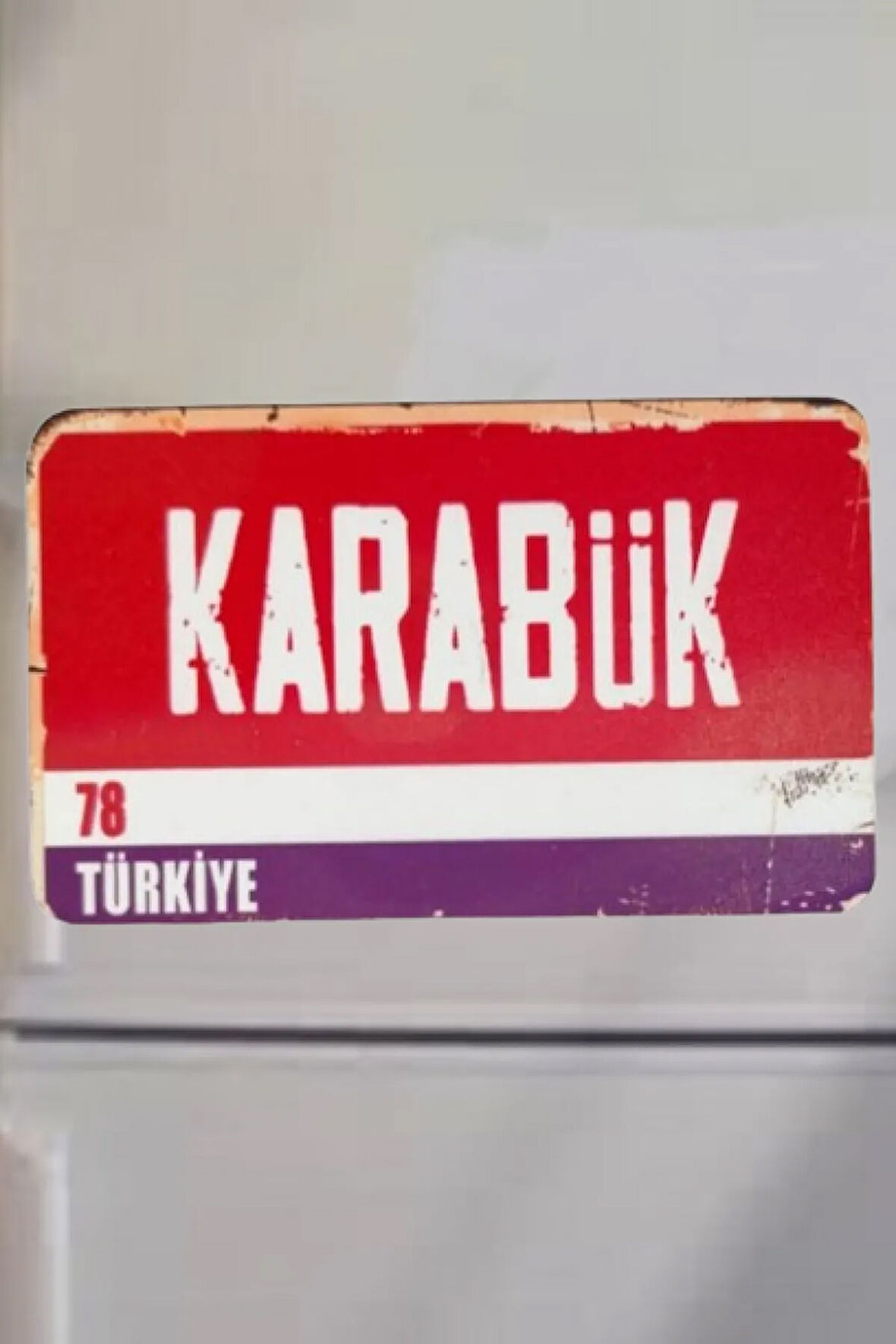 Karabük Şehir Temalı Buzdolabı Magneti