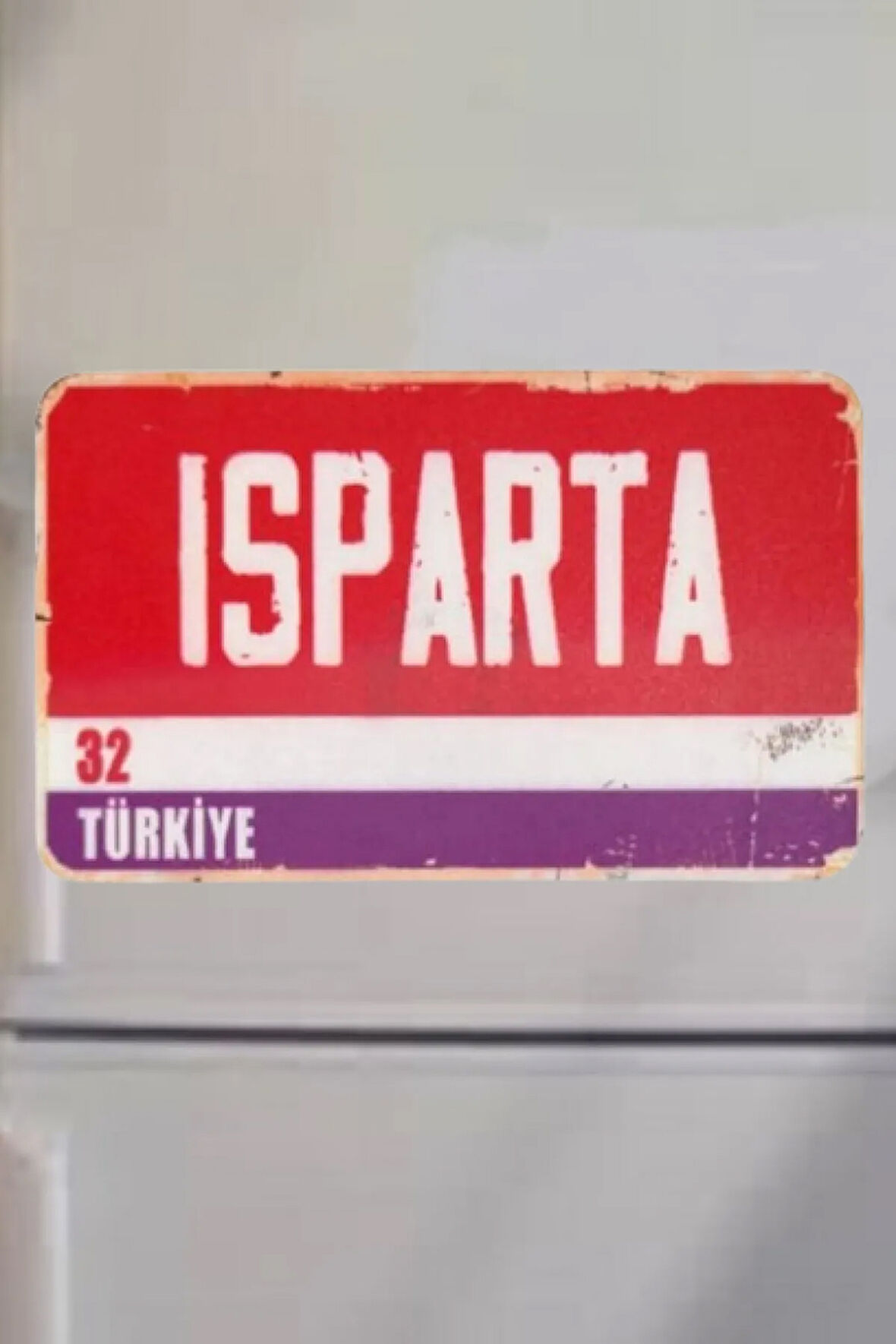 Isparta Şehir Temalı Buzdolabı Magneti