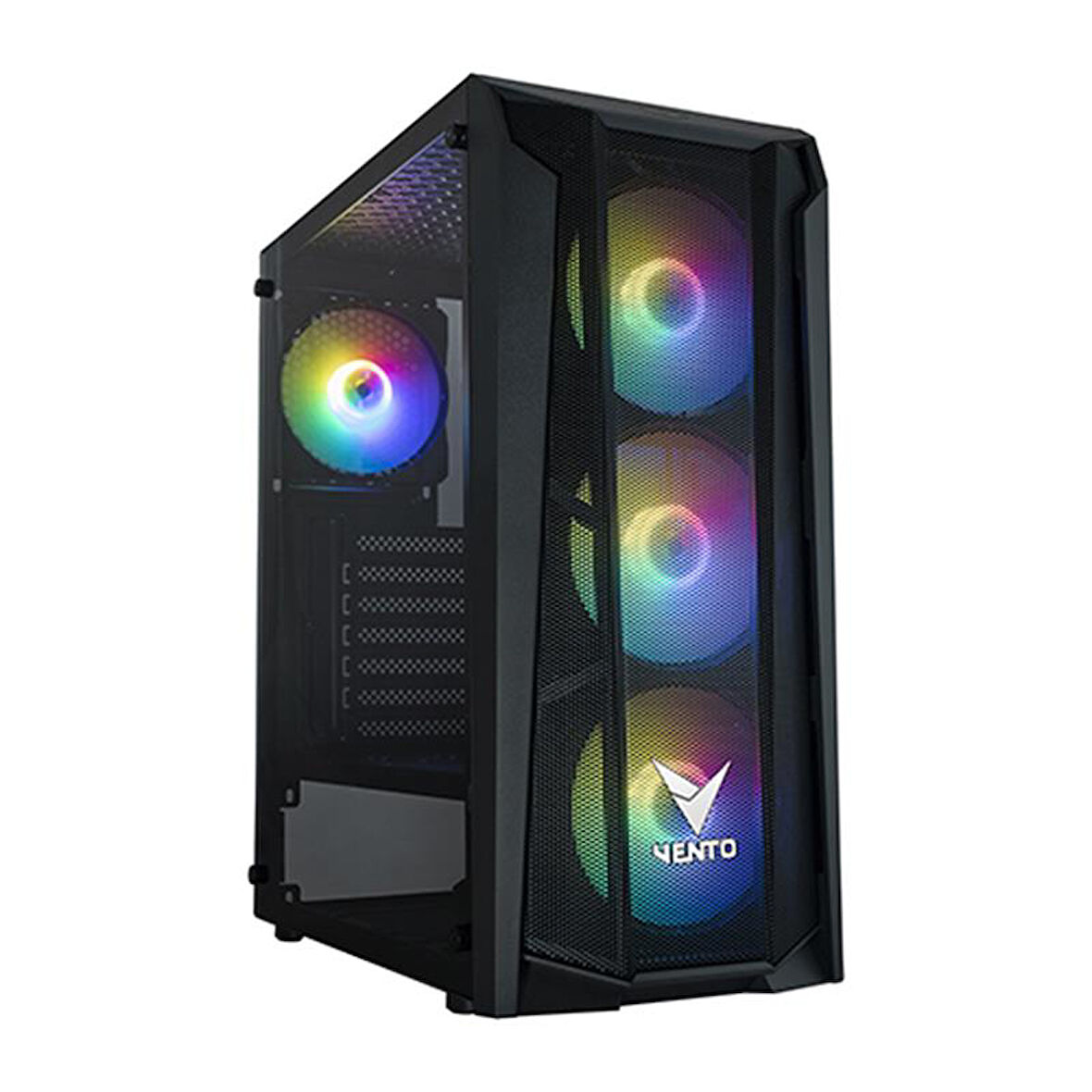 VENTO VG15FE 550W 4X120MM RGB FAN GAMING SİYAH KASA 