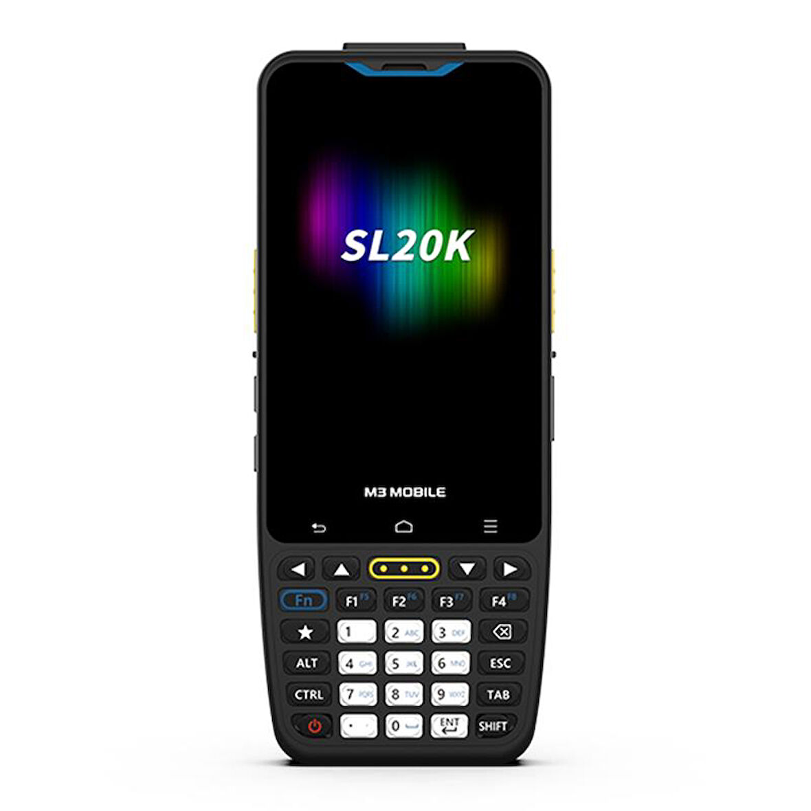 M3 MOBILE SL20K X/W 2D KAREKOD ANDR.13 4GB/64GB 13MP WIFI+BLUET. 4" TUŞLU EKRAN EL TERMİNALİ (KILIF+E.KORUYUCU+ADAPTÖR) 